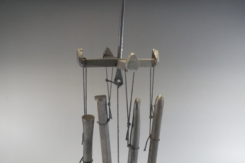 明珍鍛冶 火箸風鈴 明珍宗之作 茶道具 五十一代 セット A91◇五