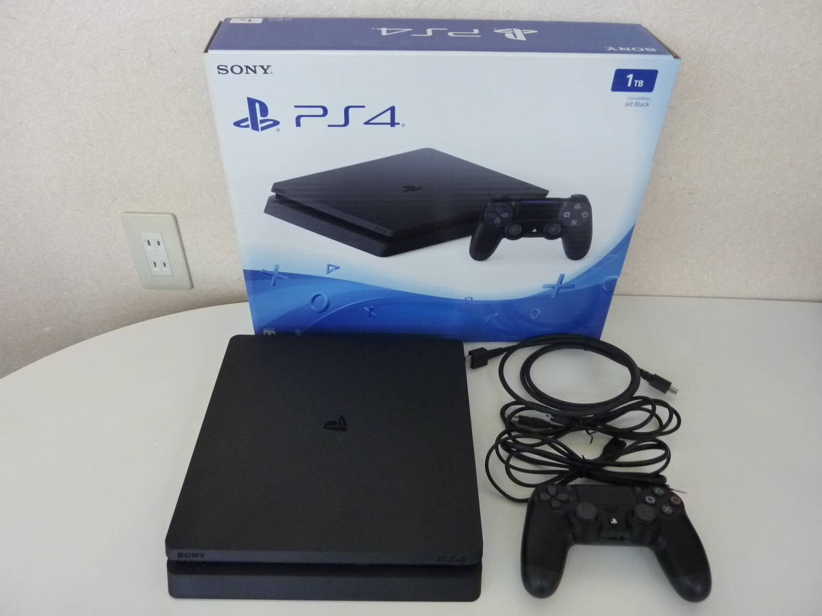PS4 本体 セット 1TB ブラック SONY PlayStation4 CUH-2000B 動作確認 