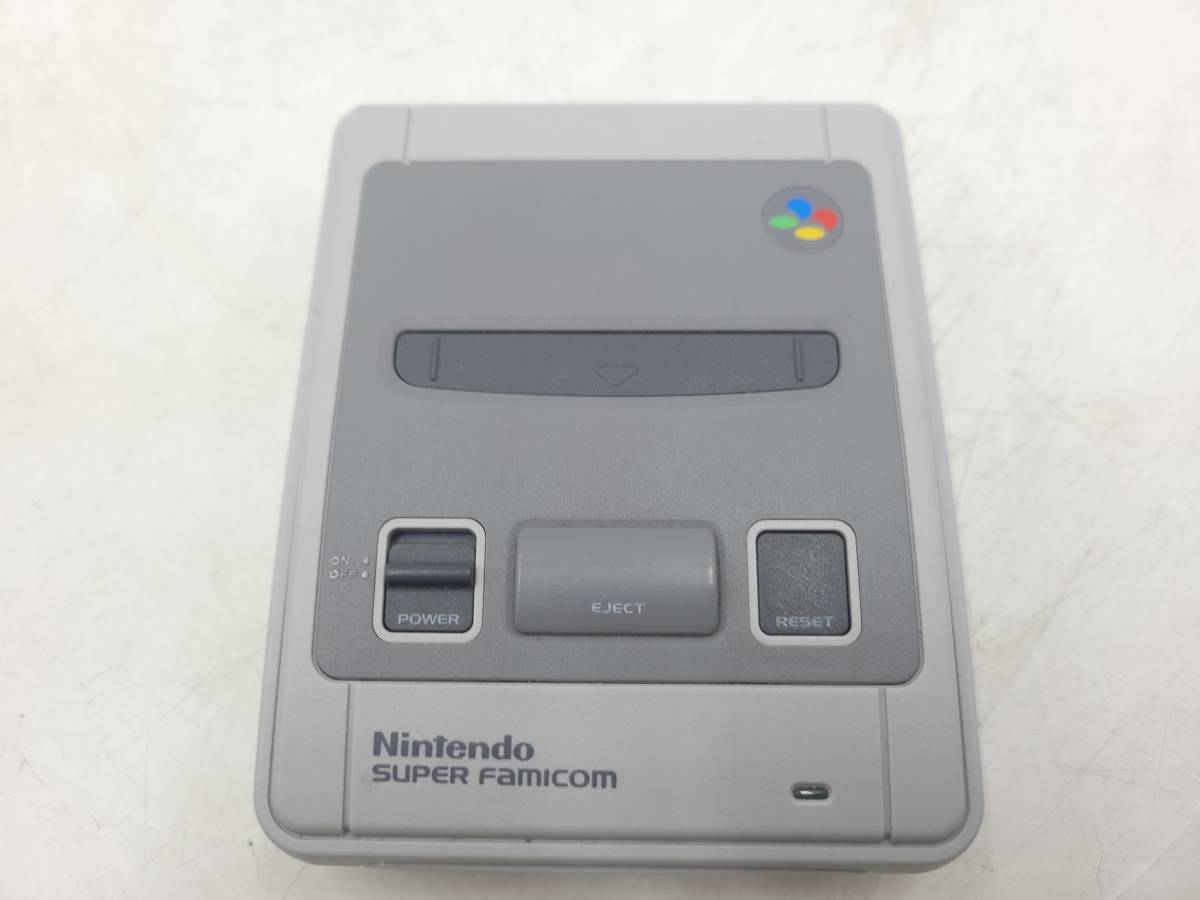 【１円～】【動作品】 Nintendo/任天堂 CLV-301 ニンテンドー クラシック ミニ スーファミ スーパー ファミコン 21タイトル ゲーム機 任天堂 CLV-301 Nintendo コントローラー 中古品 美品☆Nintendo