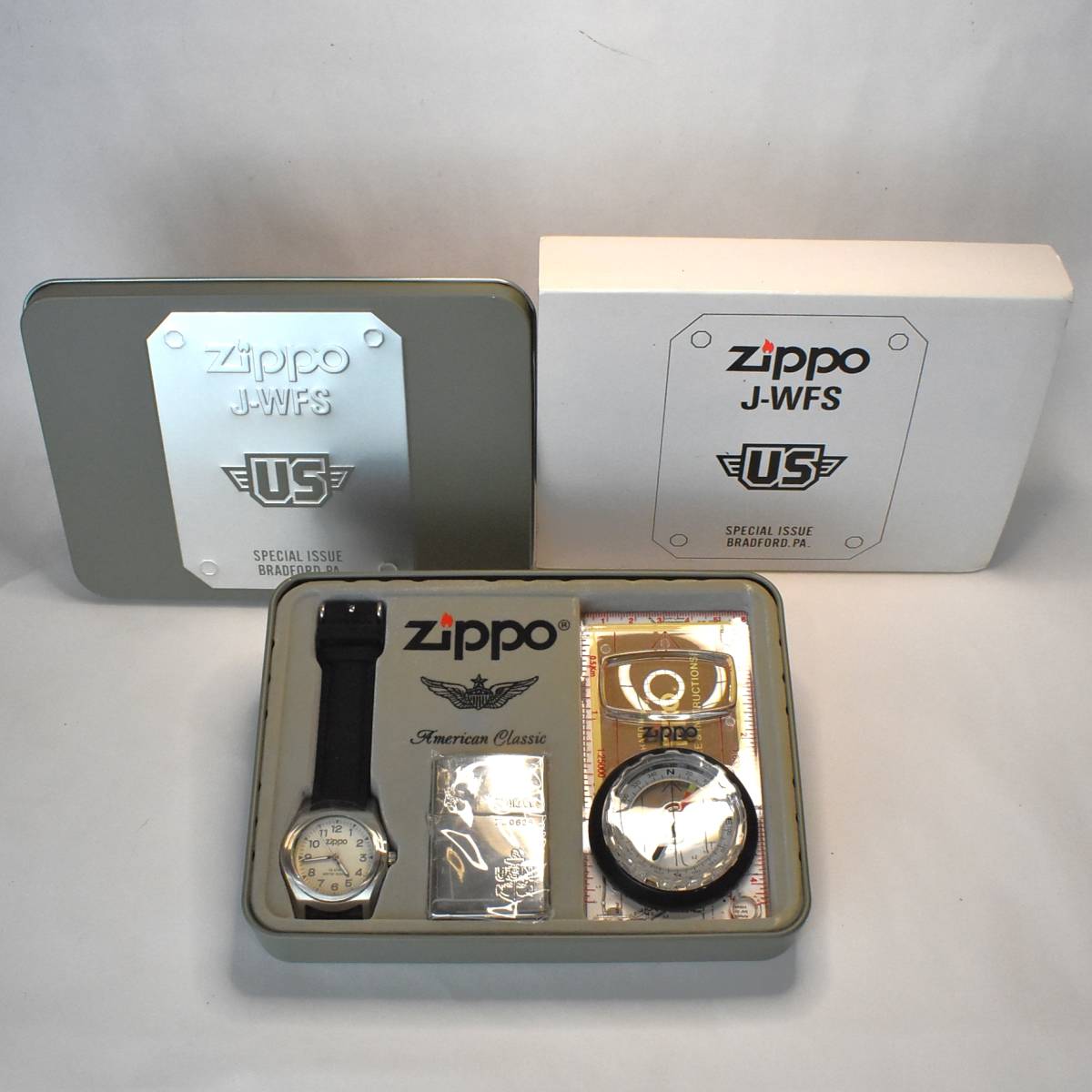 2000年製 ZIPPO ジッポー J-WFS US SPECIAL ISSUE BRADFORD.P.A. 