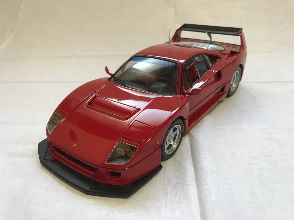 イタレリ 1/16 フェラーリ F40 レーシング 完成品 タミヤ フジミ 