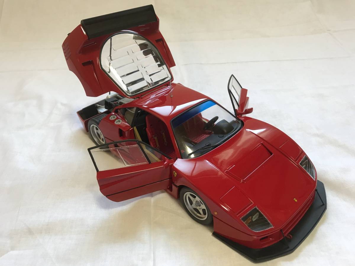 イタレリ 1/16 フェラーリ F40 レーシング 完成品 タミヤ フジミ 