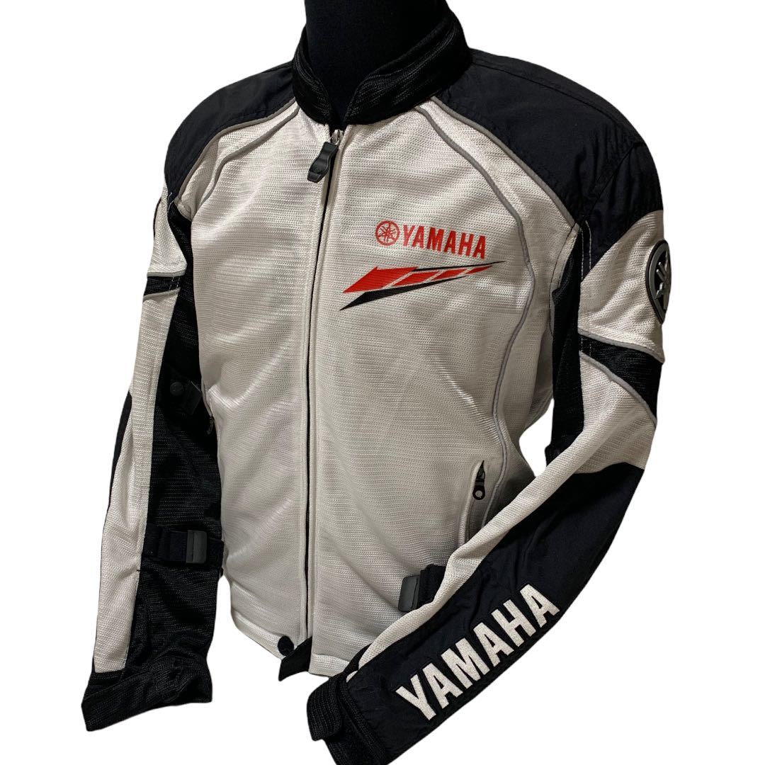 YAMAHA ヤマハ メッシュ バイクジャケット XL メンズ 肩 肘 背中