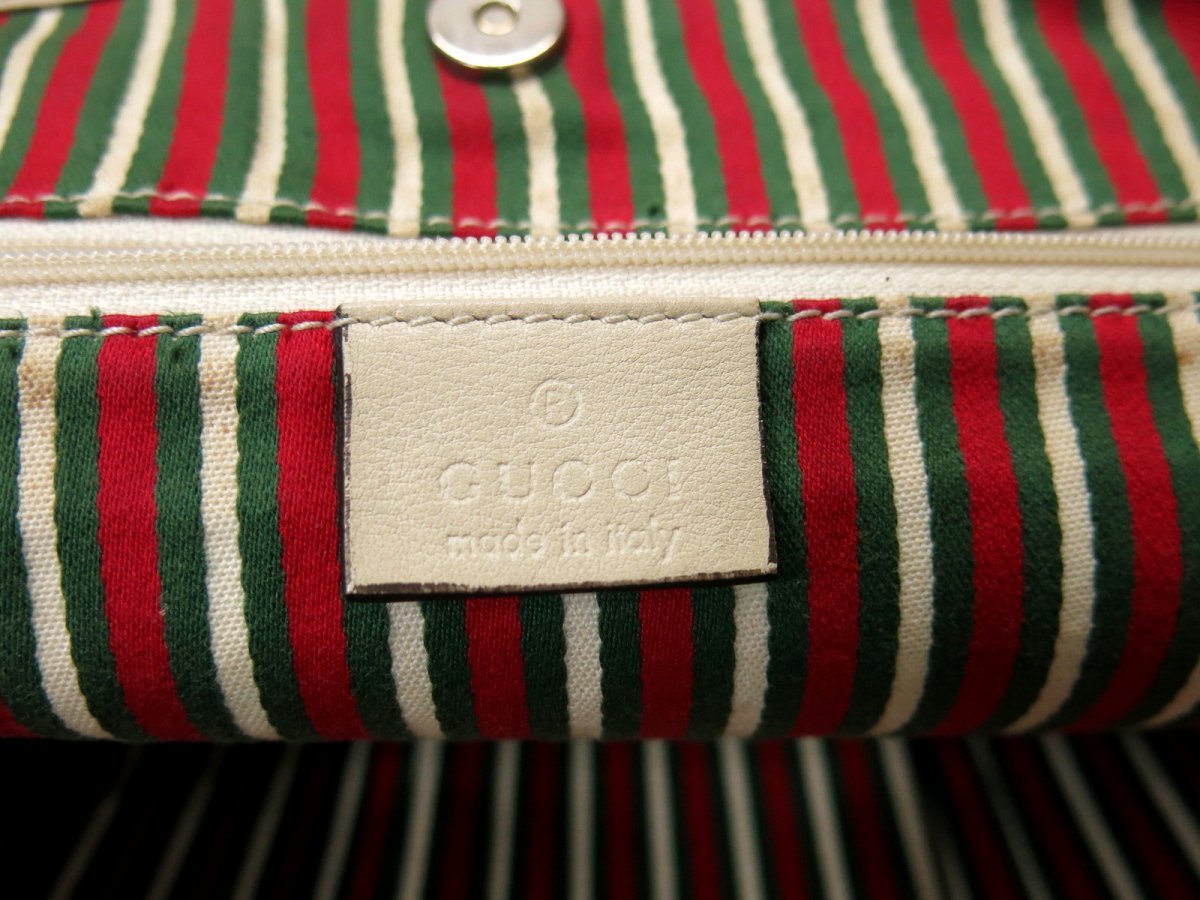 ③ GUCCI グッチ ニューブリット トートバッグ GGキャンバス