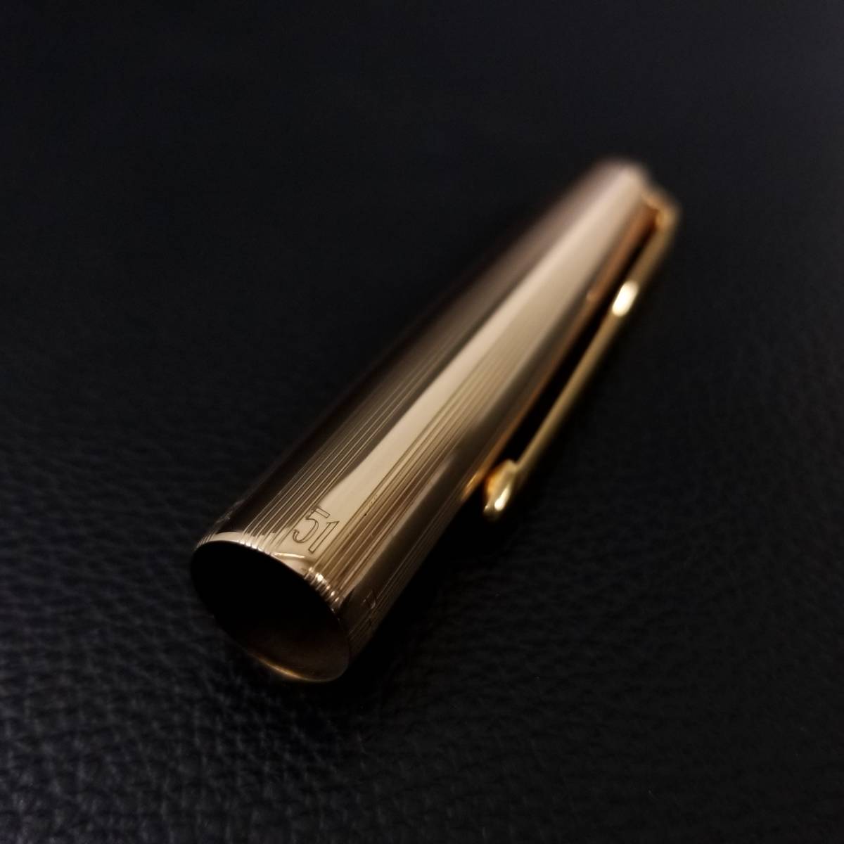 1円～ PARKER 51 万年筆 12K GFキャップ GOLD FILLED ケース付き