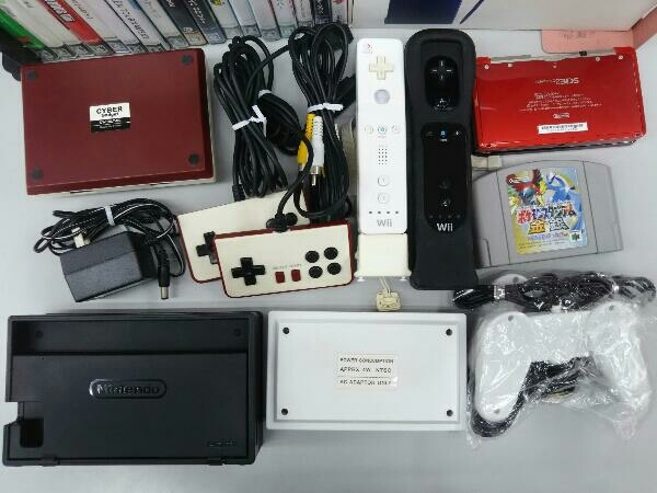 ジャンク new 3DS LL DSi Wii リモコン WiiU SWITCH ドック FAMULATOR