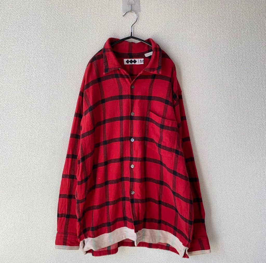 FINESSE x Goodenough ラインネルシャツ 90s FINESSE x GOODENOUGH 90s