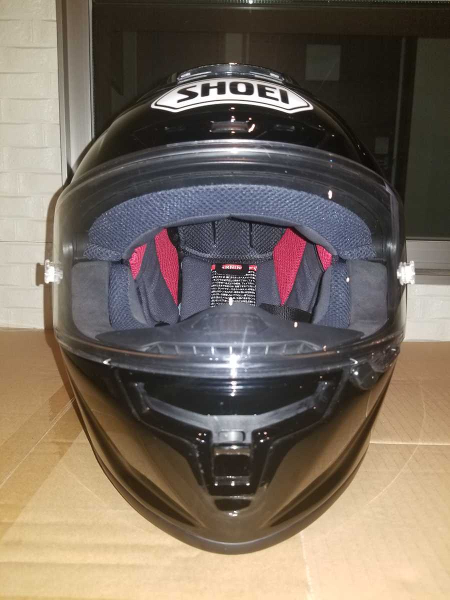 SHOEI X-Fourteen！艶ありブラック、中古品、サイズM、スペア