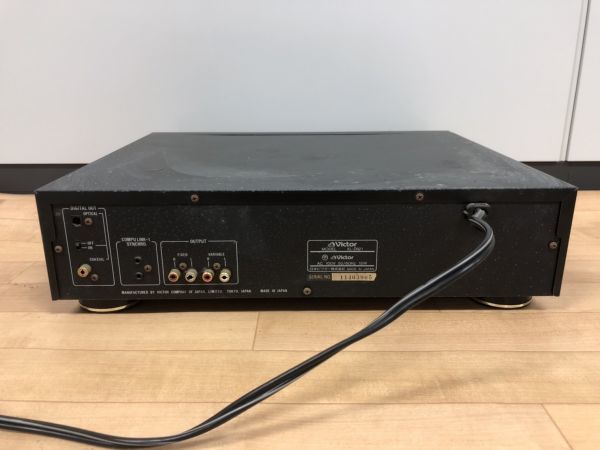 E617-M7-1374 △ Victor ビクター コンパクトディスクプレーヤー XL-Z621 CDデッキ CDプレーヤー オーディオ機器  通電確認済み ①