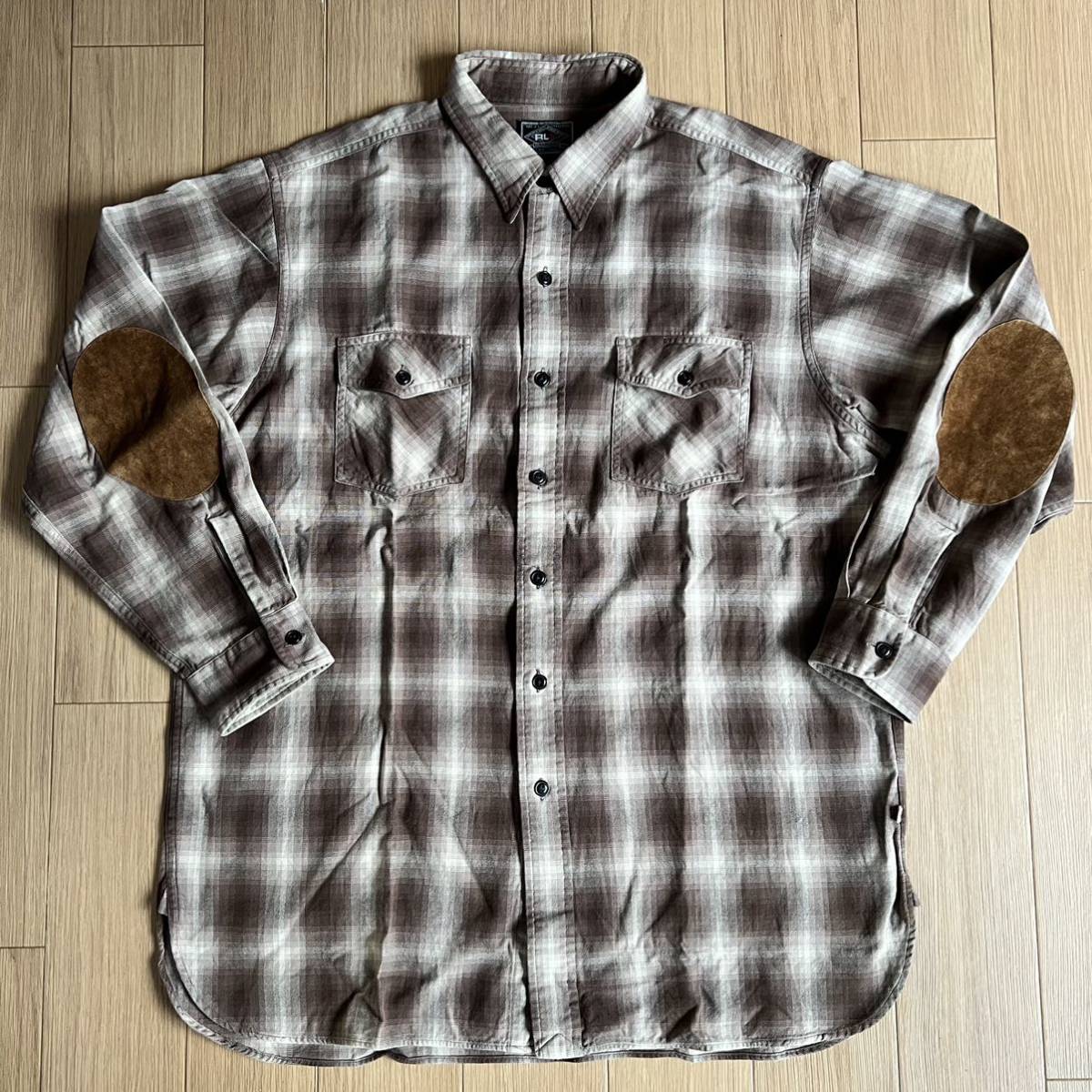 激レア 90s ビンテージ RLX ralph lauren オンブレチェックシャツ