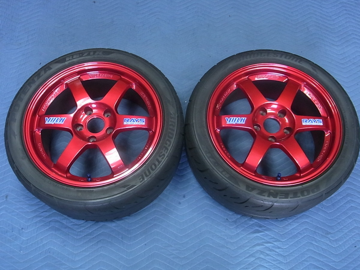 オプションカラー RAYS レイズ VOLK RACING ボルクレーシング TE37 17 