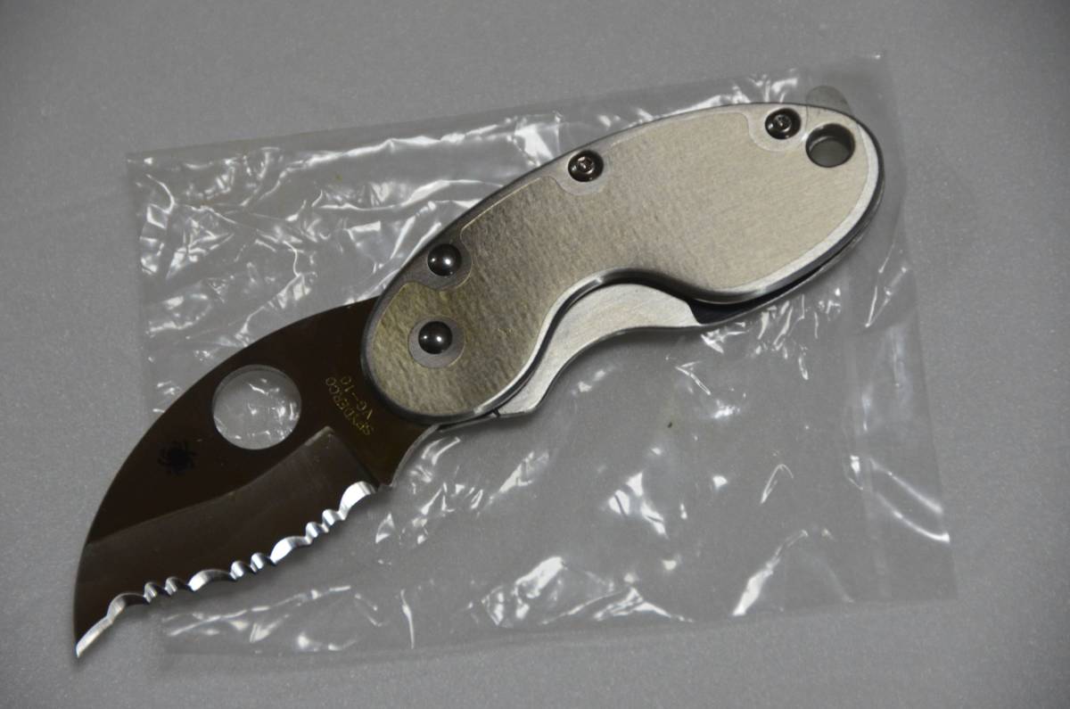 Spyderco スパイダルコ クリケット ステンレス 波刃(ナイフ)｜売買され 