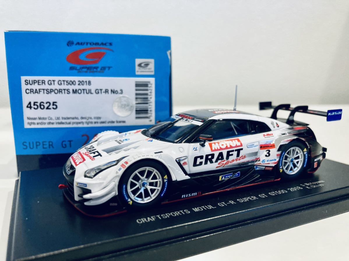  1/43 エブロ クラフトスポーツ モチュール GT-R スーパーGT500 2018 本山哲/千代勝正(レーシングカー)｜売買されたオークション情報、yahooの商品情報をアーカイブ公開 - オークファン レーシングカー
