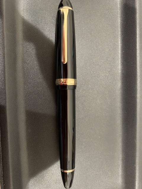 【現代の名工】　長原宣義　万年筆　長刀　NAG 21k セーラー万年筆 プロフィット21 ブラック 黒 21K 長刀研ぎ NAG