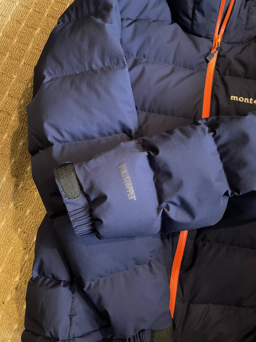  mont-bell・モンベル/パーマフロスト　ライトダウンパーカ/インクブルー・Sサイズ/中古_3