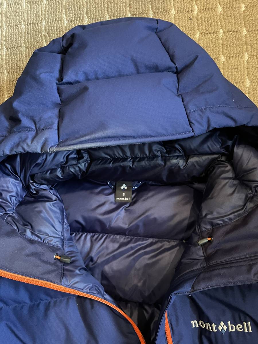  mont-bell・モンベル/パーマフロスト　ライトダウンパーカ/インクブルー・Sサイズ/中古_4