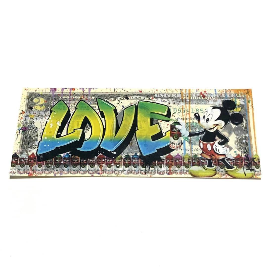 Banksy / Rency Mickey Mouse ミッキーマウス 2$ Banksy ⁄ Rency Mickey Mouse ミッキーマウス 2$ MICKEY MOUSE