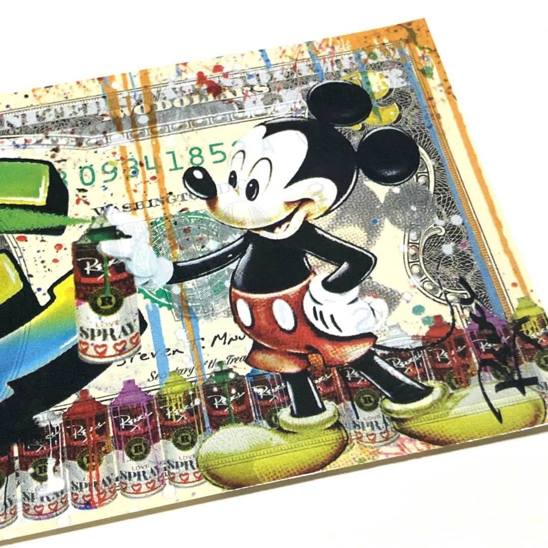 Banksy / Rency Mickey Mouse ミッキーマウス 2$ Banksy ⁄ Rency