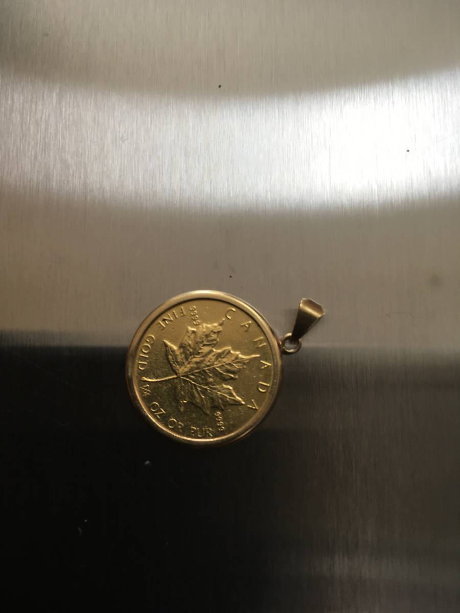 カナダ メープル 10ドル コイン 1/4oz 1/4オンス エリザベスⅡ 1984年 K24 純金