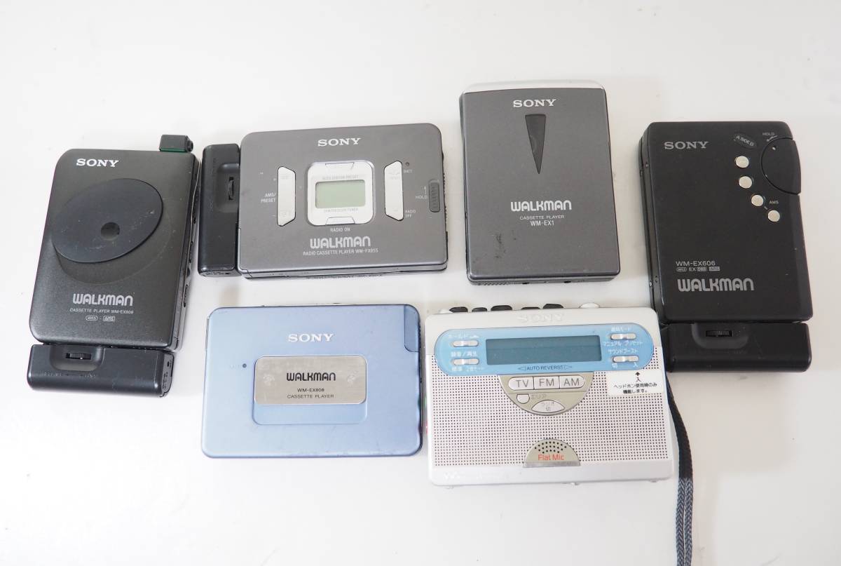 SONYソニー WALKMAN 色々6台 中古難有ジャンク品 SONY ウォークマン