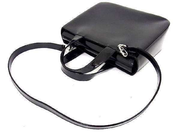 1円 □美品□ GUCCI グッチ パテントレザー インターロッキングG 2WAY 