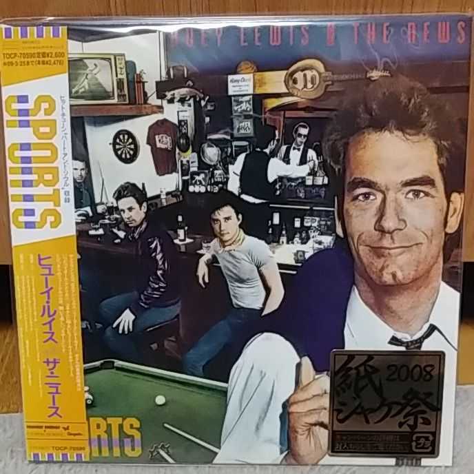 新品未開封　角丸帯　ヒューイ・ルイス　CD ヒューイ・ルイス＆ザ・ニュース LP ヒューイ・ルイス&ザ