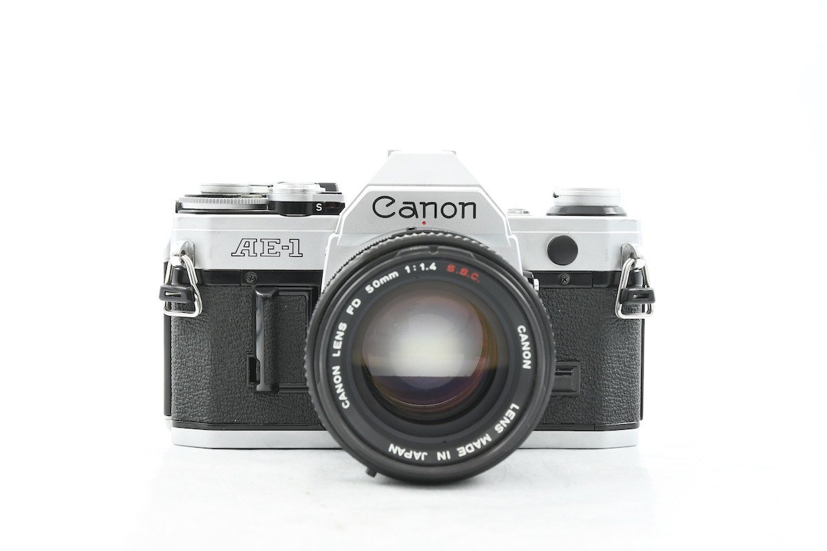 ◆ Canon キヤノン AE-1 + CANON LENS FD 50mm F1.4 S.S.C. ジャンク品 修理等に MF一眼レフ フィルムカメラ 標準単焦点レンズ Canon AE-1 - A-1を徹底解説。作例からおすすめレンズまで Prime 0