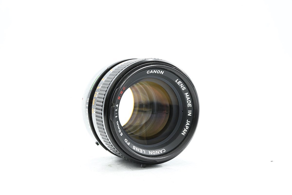 ◆ Canon キヤノン AE-1 + CANON LENS FD 50mm F1.4 S.S.C. ジャンク品 修理等に MF一眼レフ フィルムカメラ 標準単焦点レンズ Canon AE-1 - A-1を徹底解説。作例からおすすめレンズまで Prime 0