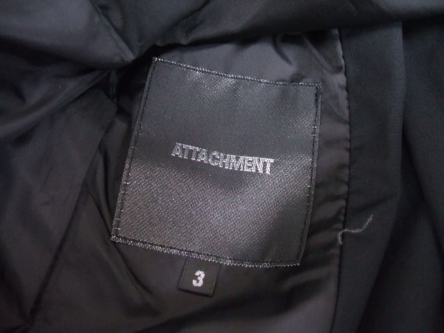 2WAYストレッチタフタ ATTACHMENT Ny&frasl;Co 「Area」 - テーラードジャケット フーデッドダウン AB72-243 ステンカラーコート アタッチメント ATTACHMENT（アタッチメント）の「ATTACHMENTT400ノイズ Ny&frasl;Coストレッチタフタ ES CONTENTS メンズ 4WAYストレッチタフタ2タックワイドテーパードパンツ