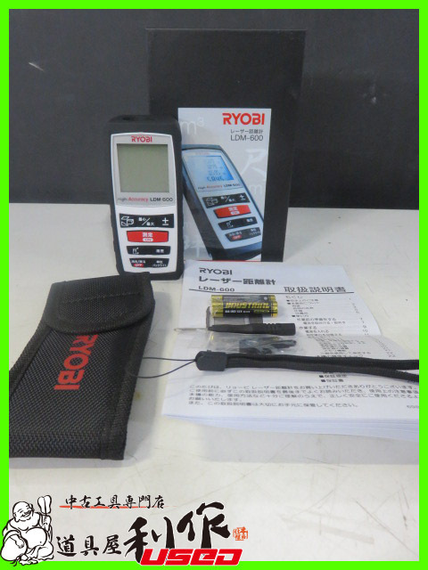 定番人気，限定SALE 在庫処分品 RYOBI/リョービ レーザー距離計 LDM-600型 測定範囲：0.1 60m /展示品(レーザー距離計)｜売買されたオークション情報、yahooの商品情報をアーカイブ公開 - オークファン レーザー距離計