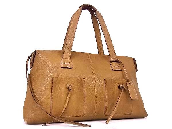 グッチ GUCCI ハンドバッグ 109132 - レザー ダークブラウン バッグ