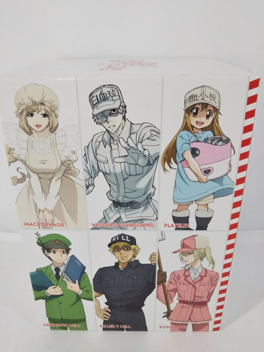 はたらく細胞1〜7巻（収納ボックス付き） [新品]絵本 はたらく細胞 (全6冊)