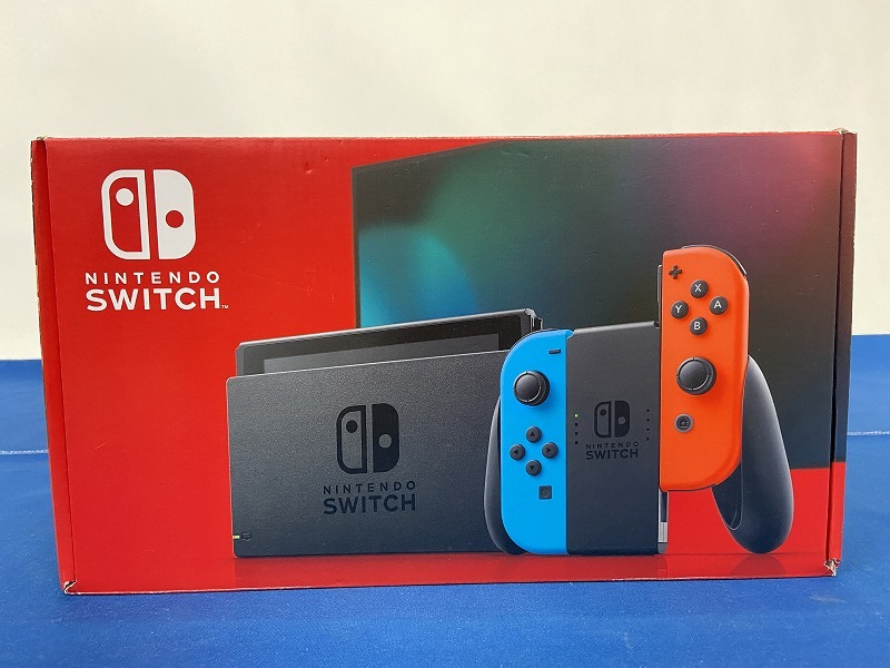 大人気，低価 1円 Nintendo Switch 本体 ネオンブルー ネオンレッド バッテリー長持続モデル E 付属品完備 6856(ニンテンドースイッチ本体)｜売買されたオークション情報、yahooの商品情報をアーカイブ公開 - オ ニンテンドースイッチ本体