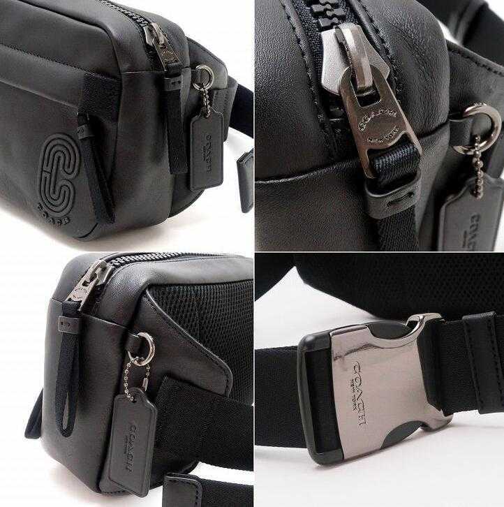 【美品】現行 COACH コーチ ベルトバッグ ウエストバッグ ボディバッグ コーチ COACH バッグ メンズ ショルダーバッグ 斜めがけ ウエスト