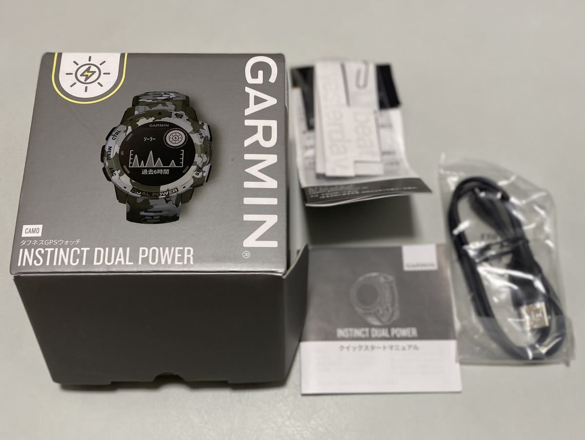 Garmin Instinct Dual Power，Camo Edition Instinct Dual Power – ガーミン商品の状態 Feet