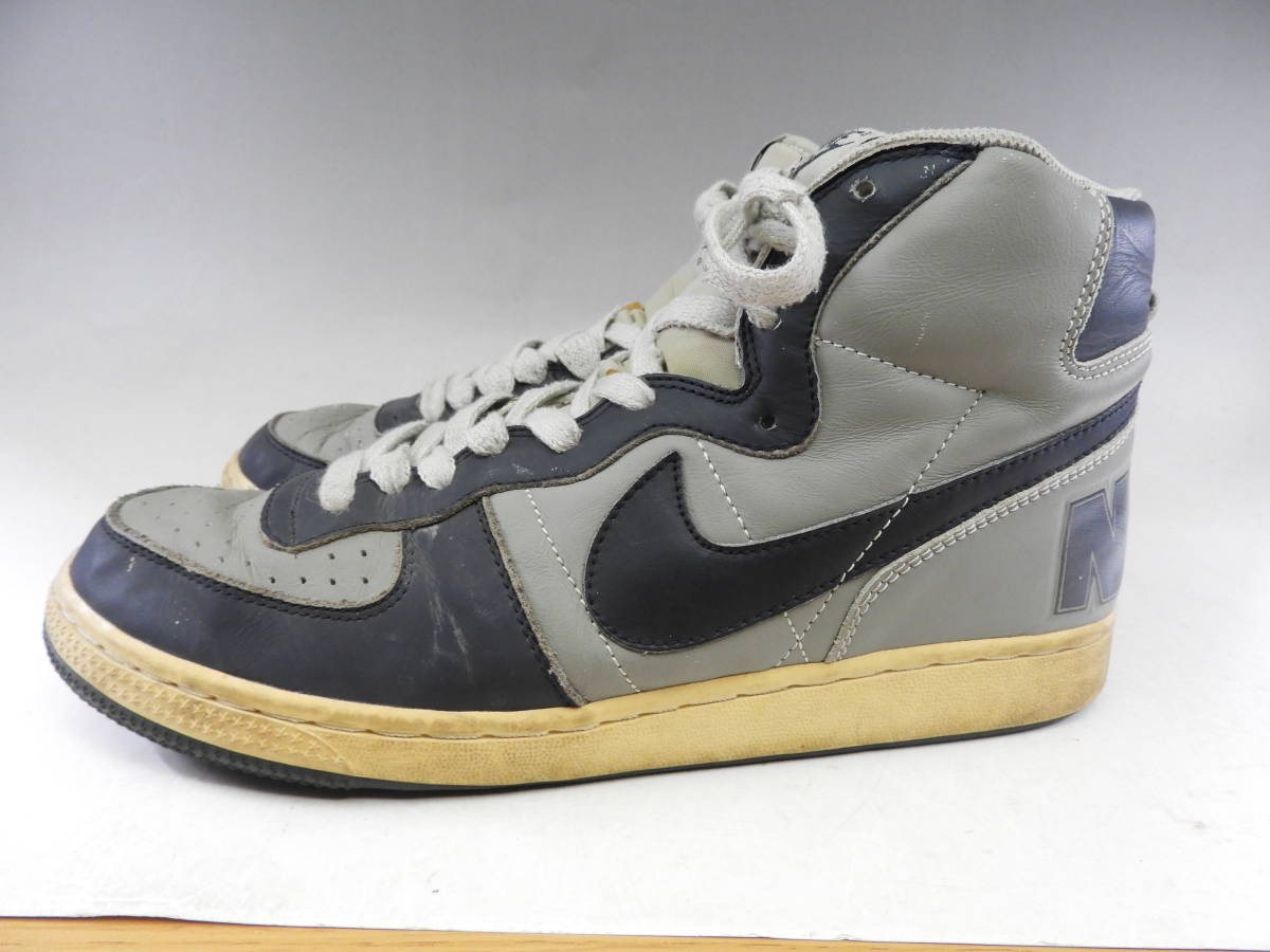 NIKE TERMINATOR HIGH COLLEGE GREY OBSIDIAN NAVY 28cm ナイキ 