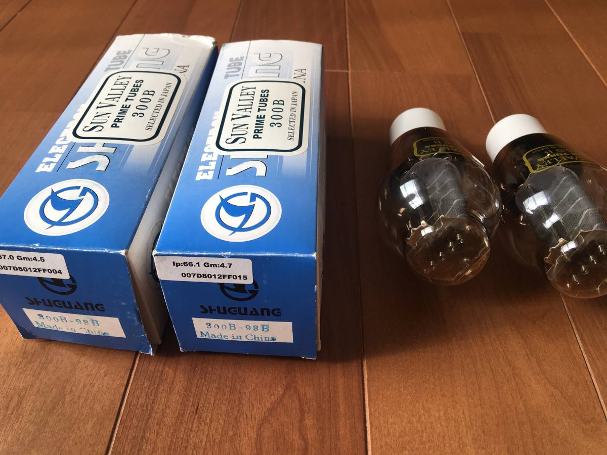 全国無料，人気 Sun Valley/サンバレー prime tubes 300B-98B 2本セット(真空管)｜売買されたオークション情報、yahooの商品情報をアーカイブ公開 - オークファン 真空管