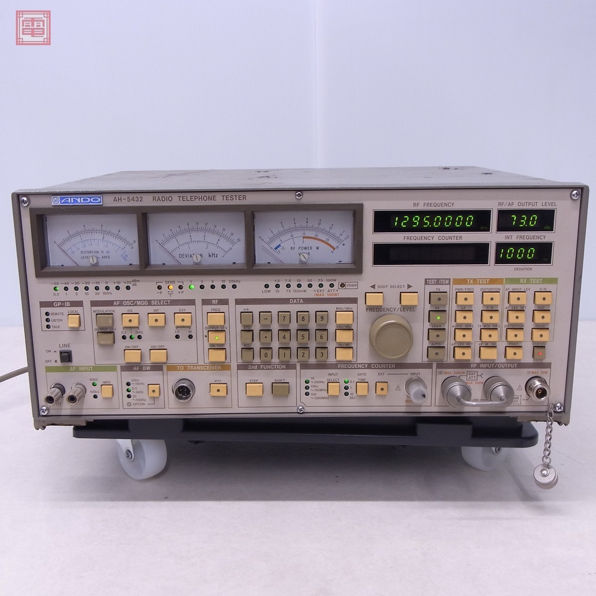 ANDO 安藤電機 AH-5432 10MHz～650MHz/800MHz～1300MHz 無線機テスター