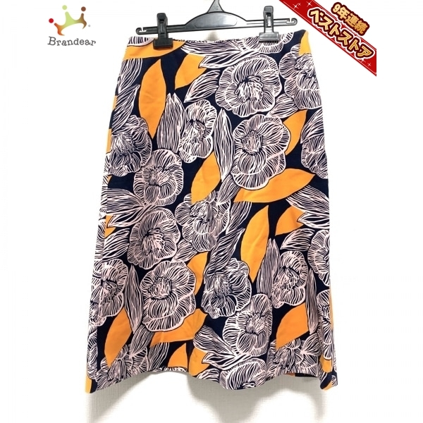 安い，最新作 マリメッコ marimekko ロングスカート サイズ38 M - ネイビー&times;ライトピンク&times;オレンジ レディース ボトムス(その他)｜売買されたオークション情報、yahooの商品情報をアーカイブ公開 - オ その他