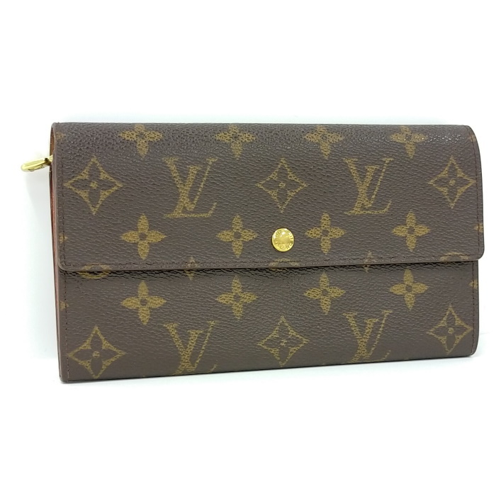 LOUIS VUITTON ポシェット ポルト モネ クレディ 二つ折り 長財布 