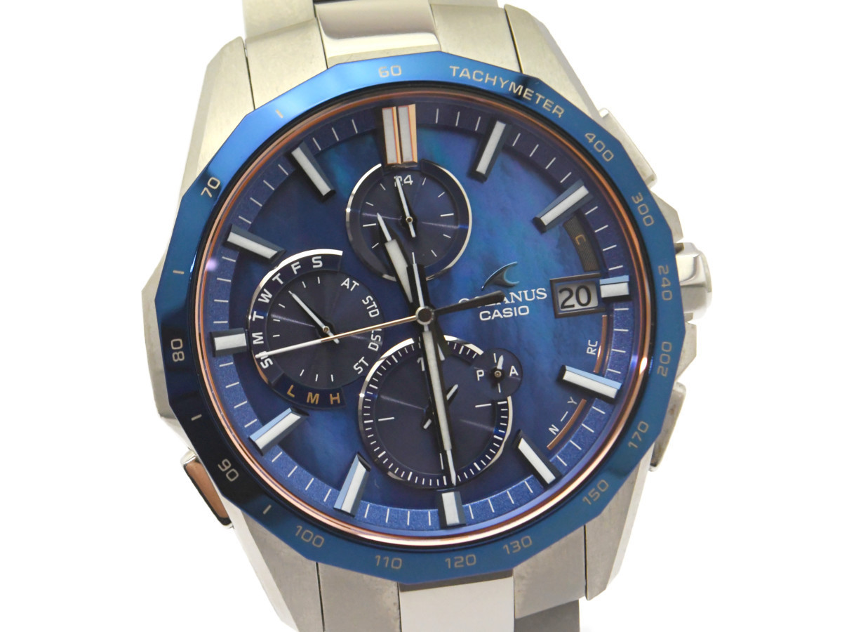 レアモデル [美品] 動作OK【CASIO】カシオ オシアナス OCW-S4000E-2AJF 