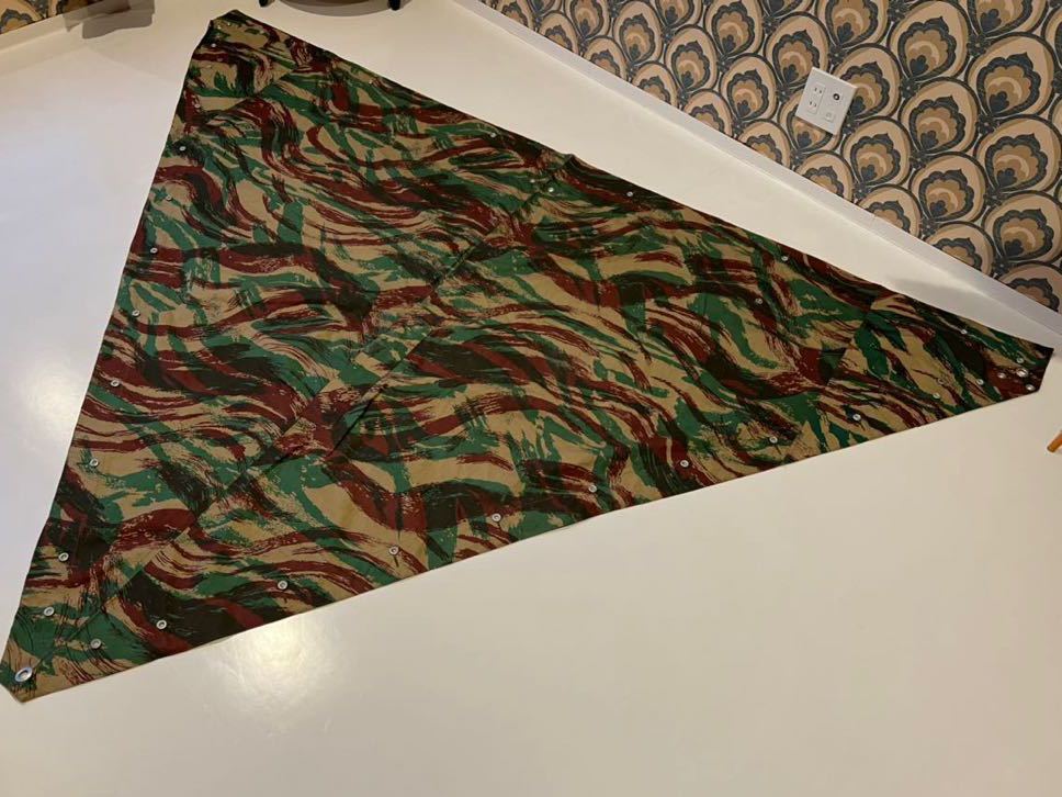 フランス軍ポンチョテント ツェルトバーン パップテント 軍幕 フランス