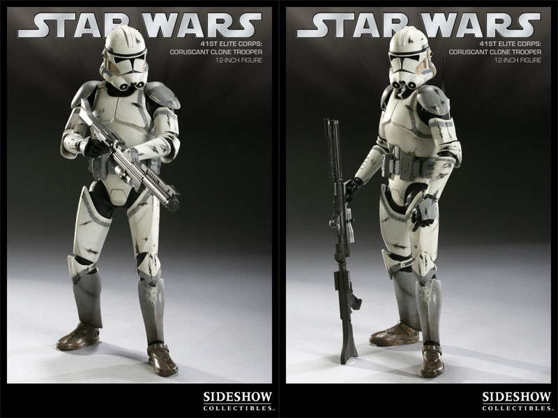 サイドショウ 1/6 スターウォーズ 第41大隊 コルサント クローン 