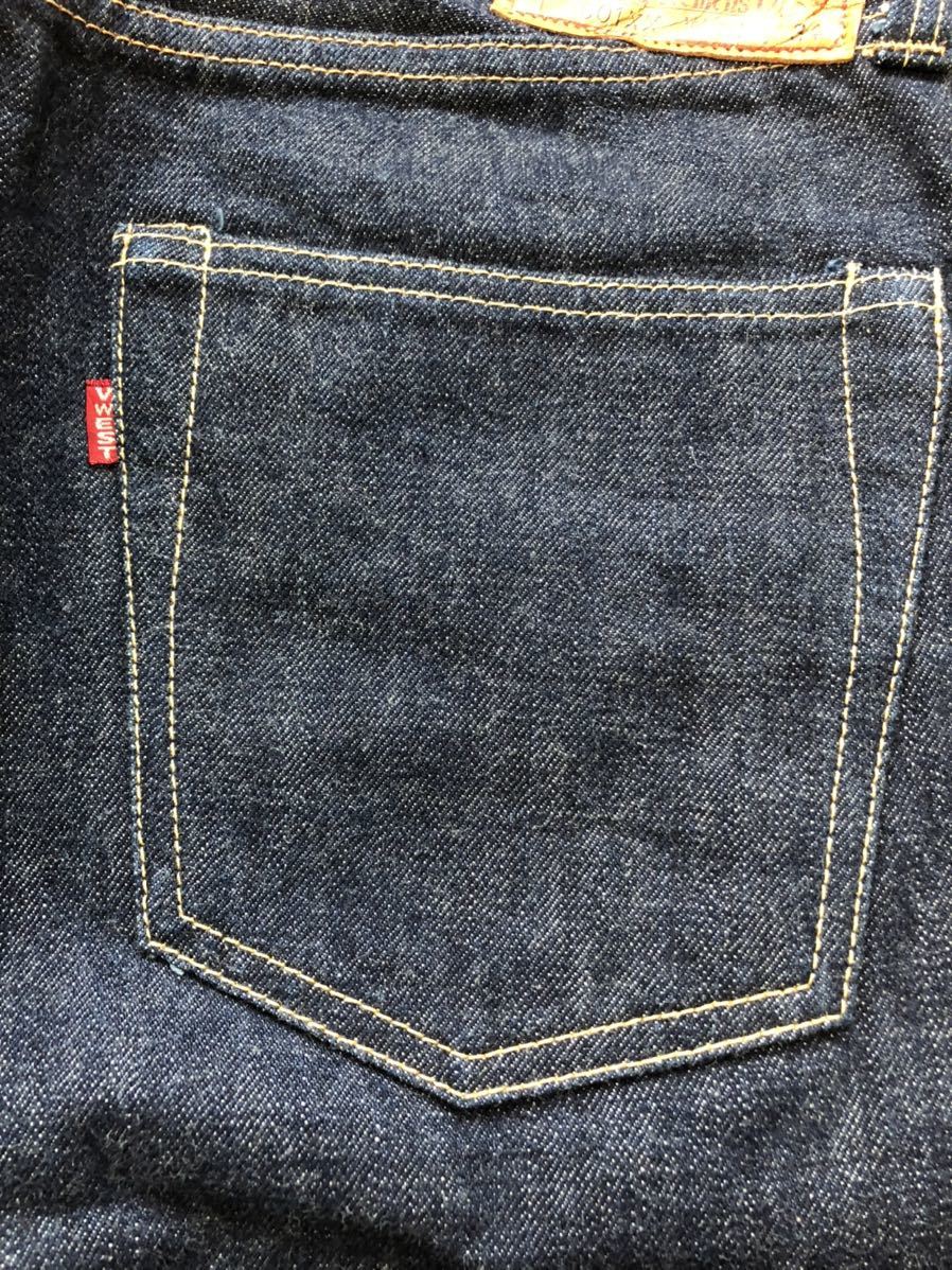 W31 601XX 1947 FREEWHEELERS フリーホイーラーズ　THE VANISHING WEST ジーンズ デニム 0 601XX Freewheelers WEST」モデル名 FREEWHEELERS&frasl;フリーホイーラーズ」「THE Model\u201dLot