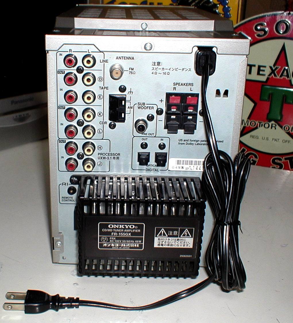 ONKYO FR-155GX MDLP/CD/AM-WideFM Personal Stereo System Head Unit