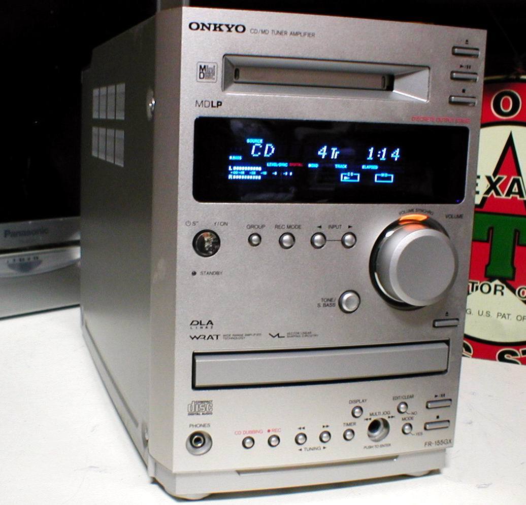 ONKYO FR-155GX MDLP/CD/AM-WideFM Personal Stereo System Head Unit