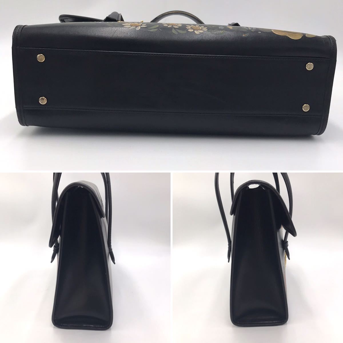 1円～ 「幻の一点物」 極美品 CELINE セリーヌ 3連ガンチーニ サークル