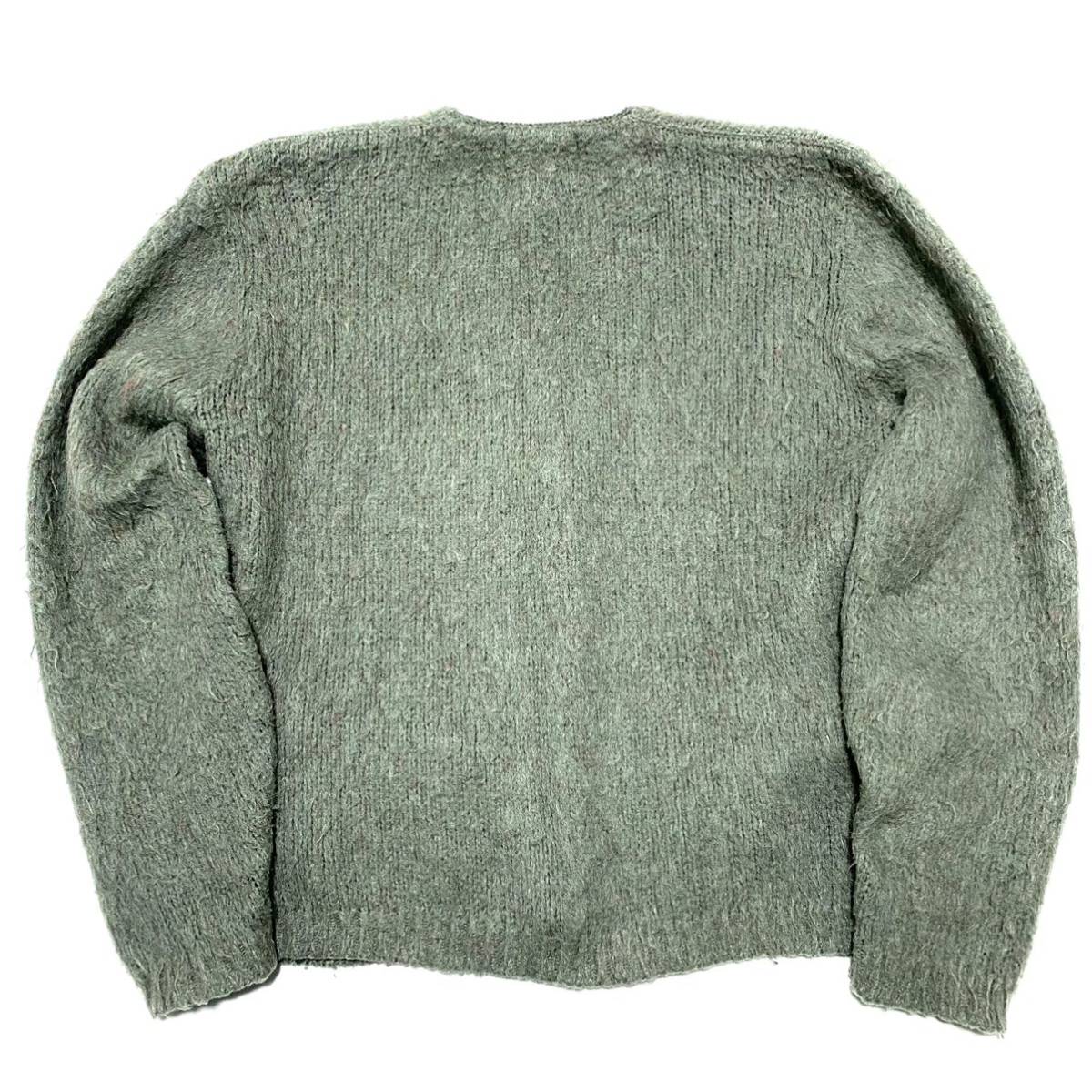 希少 60s truval Sports wear モヘア ウール ニット カーディガン 