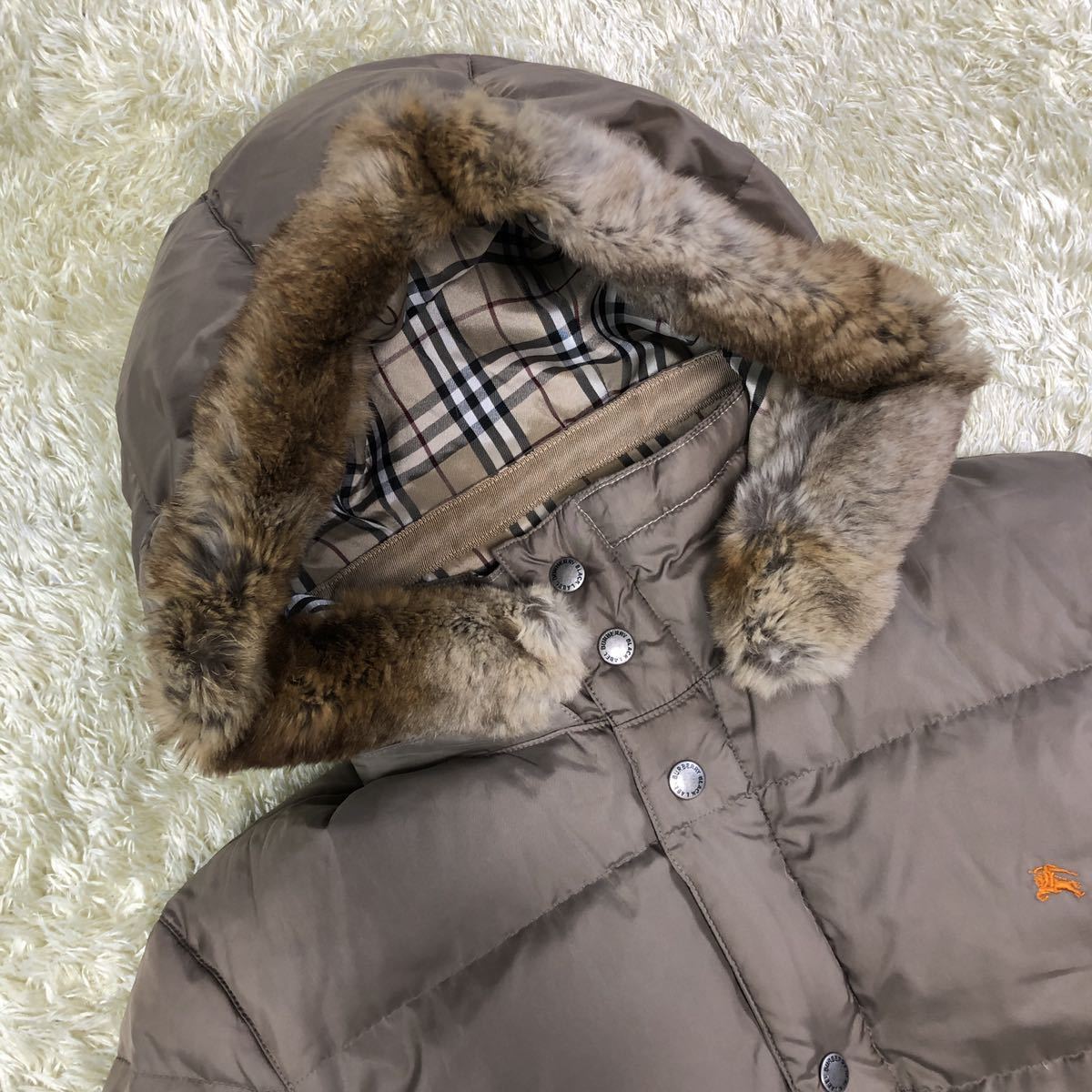 極美品！バーバリーブラックレーベル BURBERRY BLACK LABEL ホワイト 