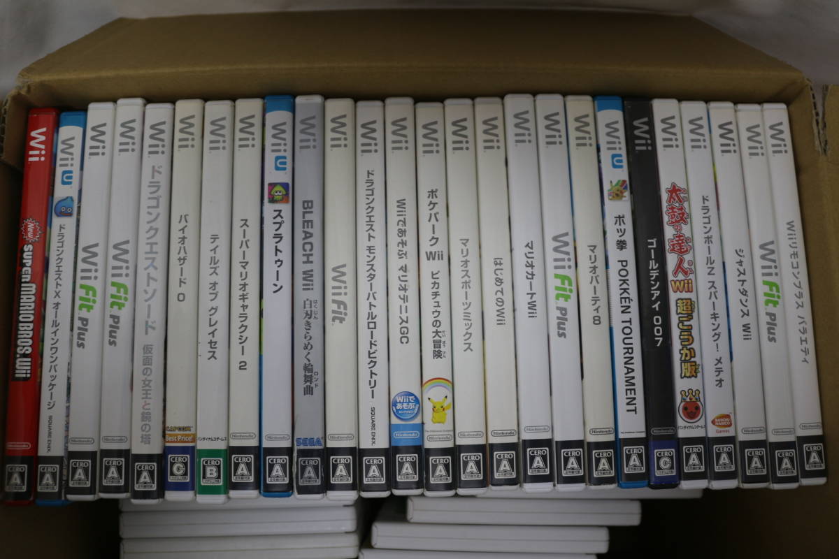  18-0 ジャンク Wii ソフトセット スプラトゥーン 太鼓の達人 マリオ など 100サイズ(その他)｜売買されたオークション情報、yahooの商品情報をアーカイブ公開 - オークファン Wiiソフト